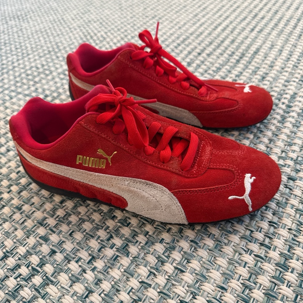 Puma Bold Red Athletic Shoes